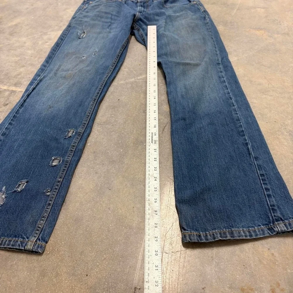 2009 Levi's 559 Relaxed Straight Distressed Jeans, Size 32x32